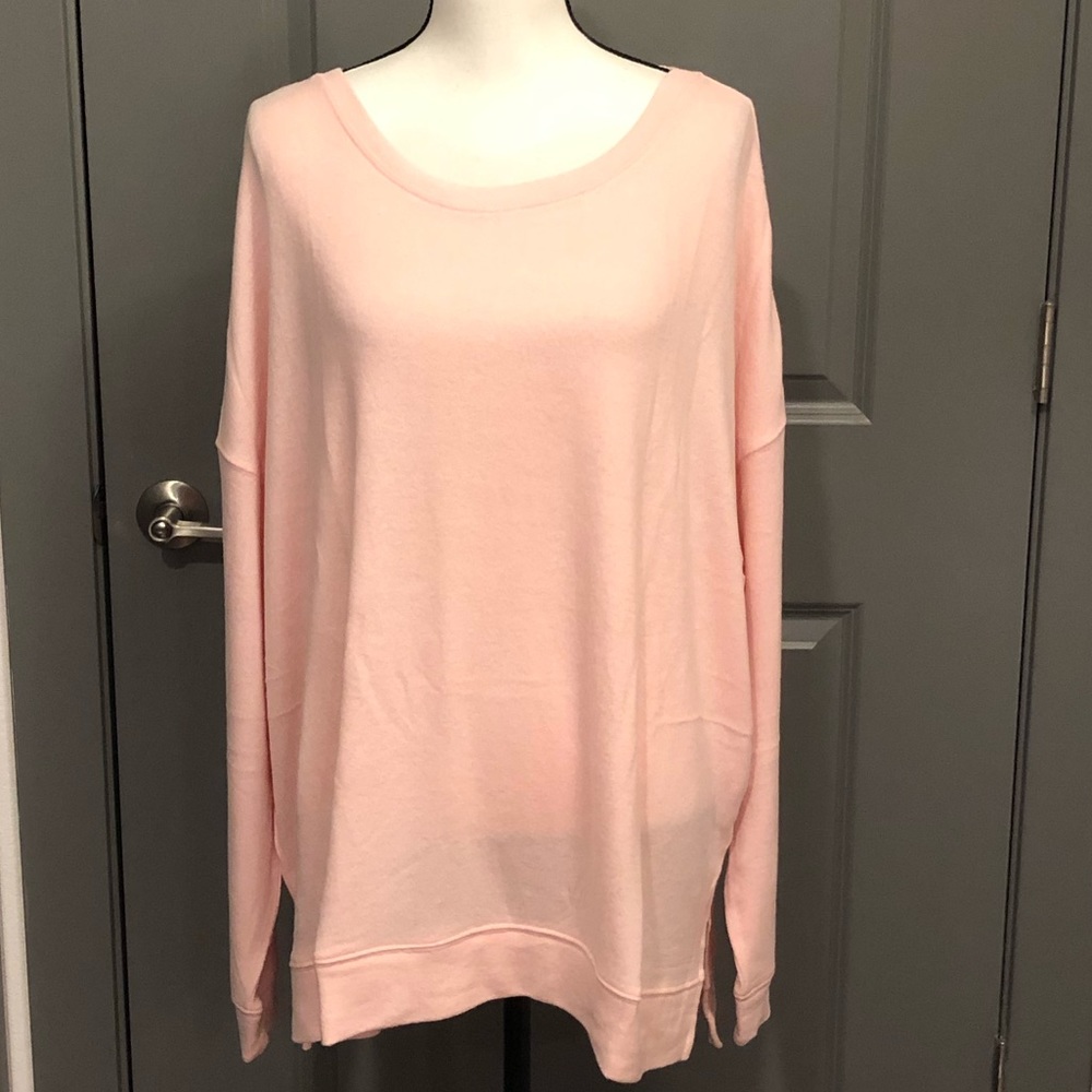 Three Dots Pink Tunic - Picture 2 of 4